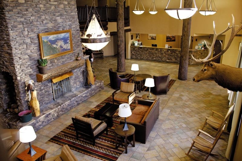 The Grand Hotel At The Grand Canyon Tusayan Ngoại thất bức ảnh The lobby at the Grand Teton National Park Lodge